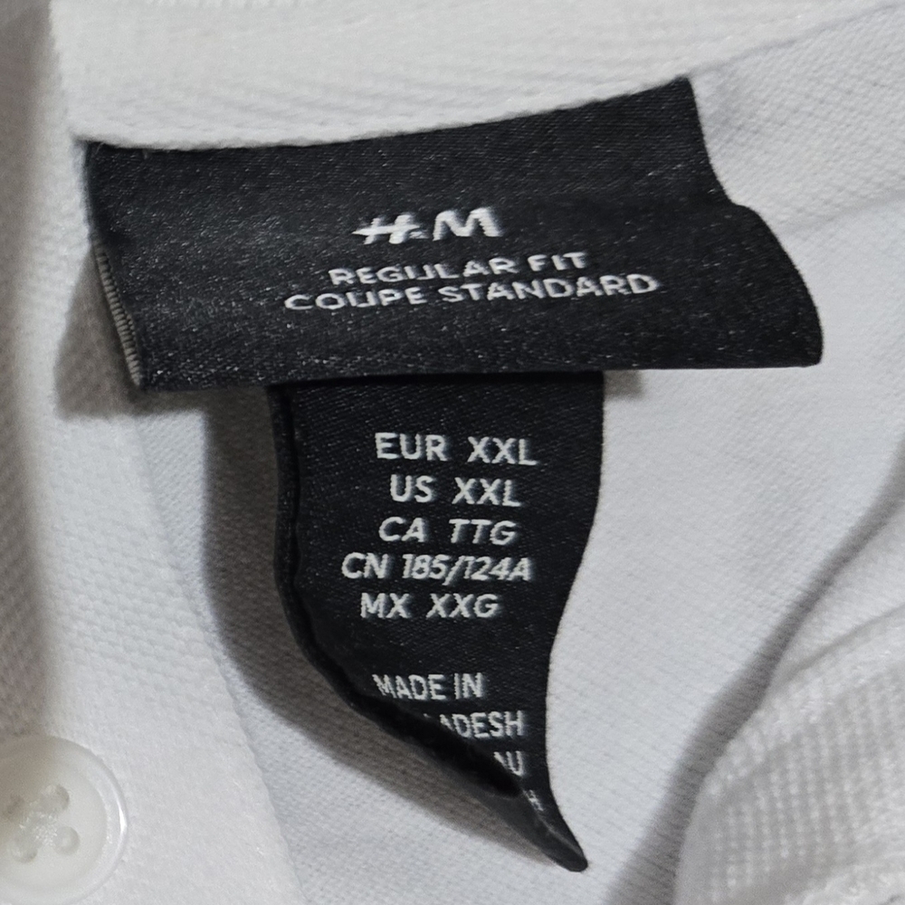 H&M White Regular Fit Shirt